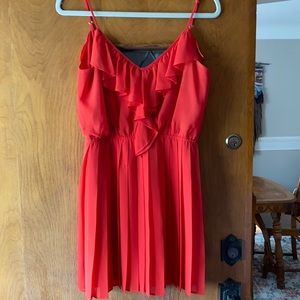 BCBG ruffle dress